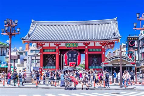 東京早上景點淺草寺清晨無人潮參拜場景